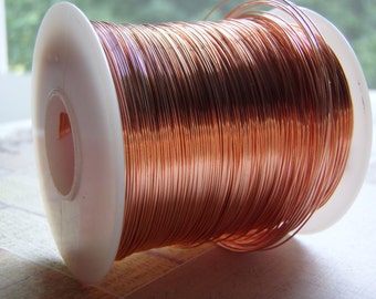 Copper Wire Premium 99.9% Pure Dead Soft Round Solid Uncoated 12 to 26 Gauge Coiled