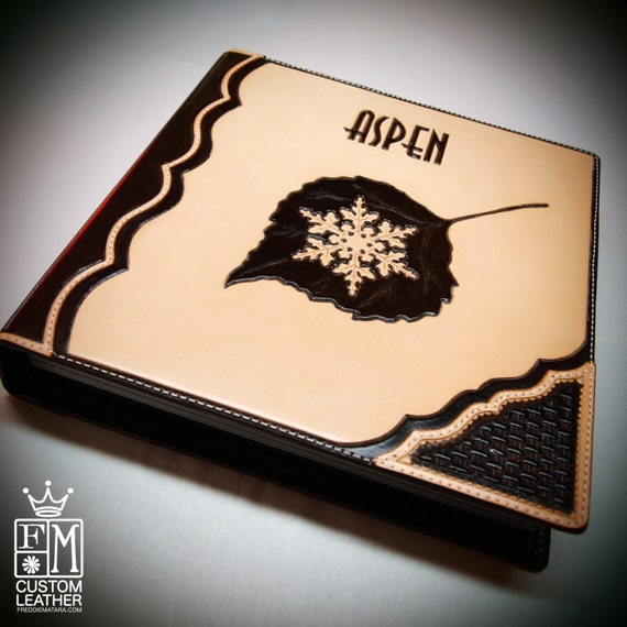 Custom leather wedding album- photo portfolio Heirloom quality handcrafted to your specifications in New York City by Freddie Matara
