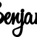 Custom Benjamin sign for Stephanie