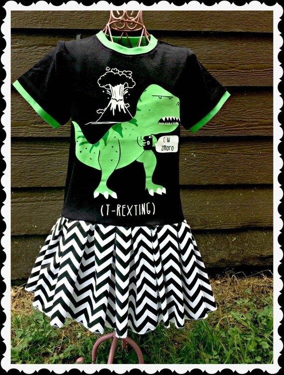 dinosaur dress 2t