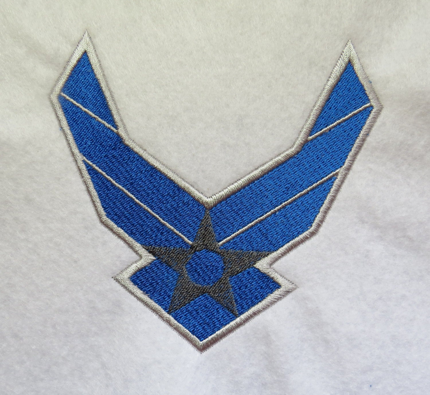 Air Force Star Embroidery Designs 2 sizes CUSTOM REQUEST