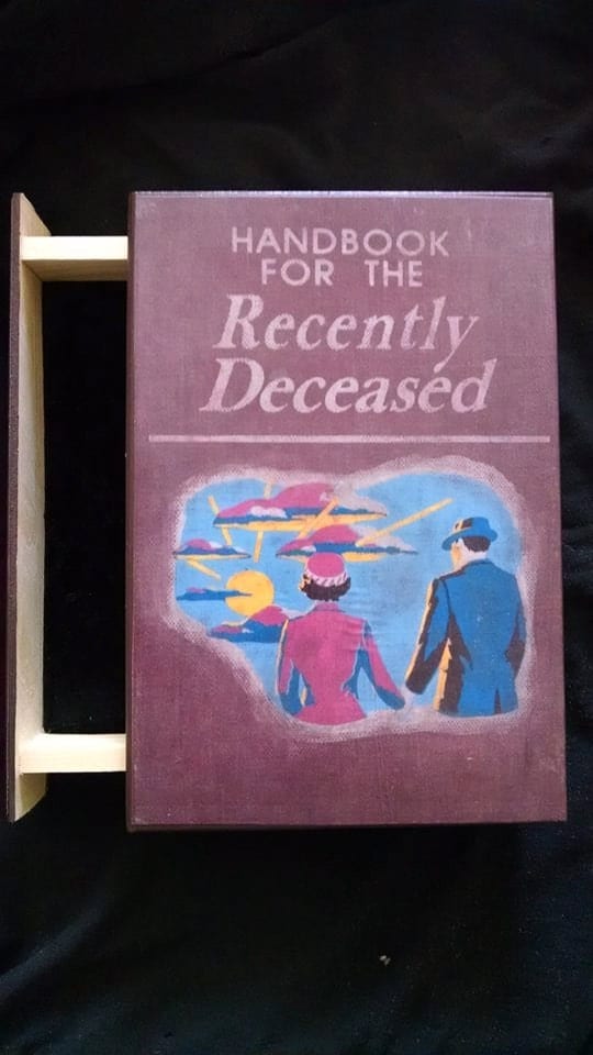 Handbook for the Recently Deceased Book Jewelry Box