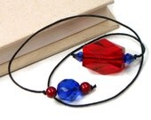 Red Blue Beaded Bookmark Book Thong Book Cord String Bookmark Gift under 5 Book Club Teacher Gift Red Blue Beaded Bookmark Book Thong Book Cord String Bookmark Gift under 5 Book Club Teacher Gift