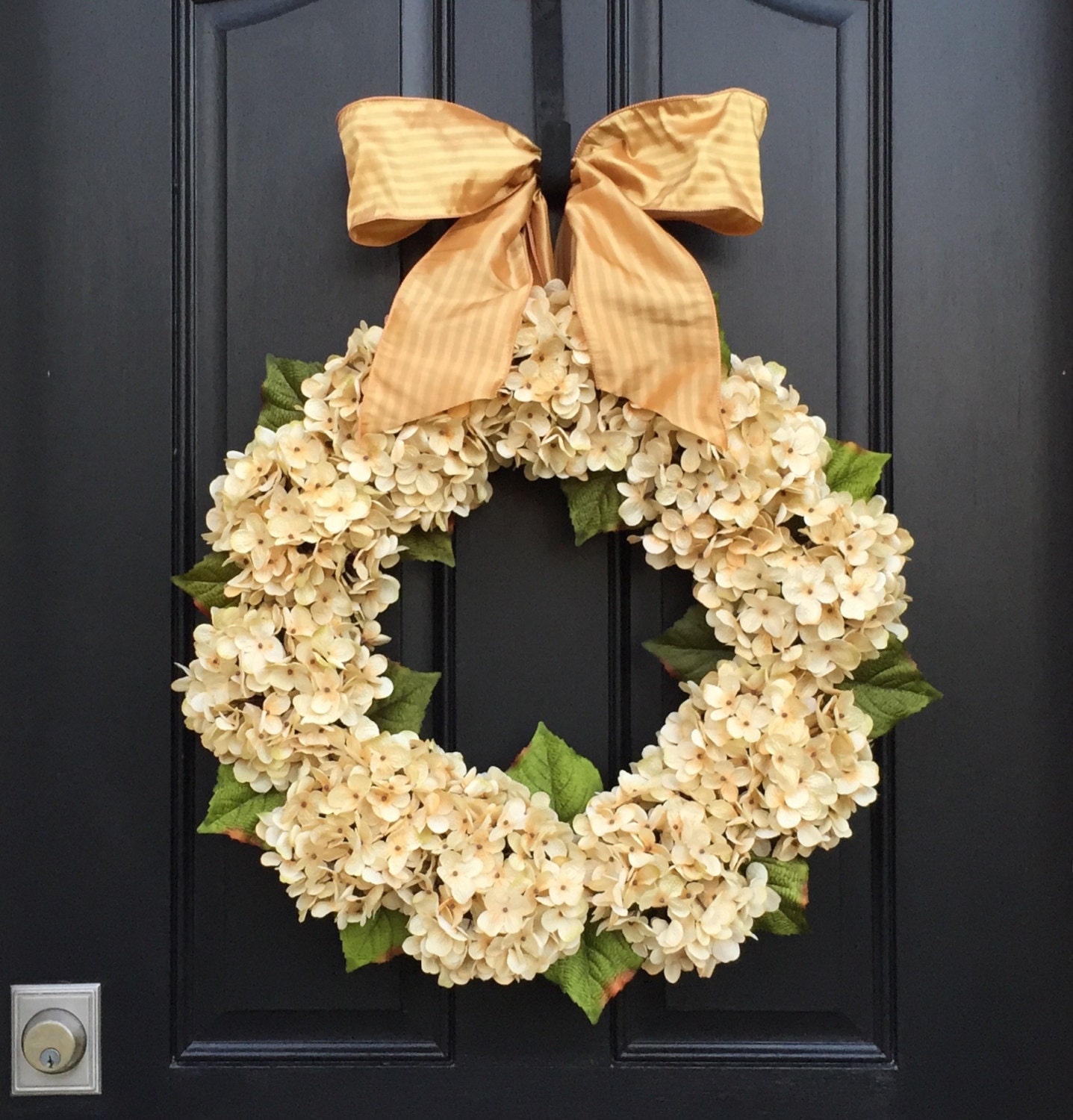 Fall Outdoor Wreaths Wedding Hydrangea Wreaths Fall Wedding