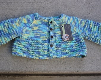 Handmade Crochet Crocodile Stitch Baby SET Cardigan with by ufer