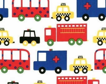 Ready Set Go 2 Vehicles Primary Ann Kelle Designs Robert Kaufman Fabric