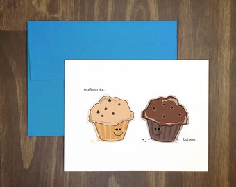 Stud muffin card | Etsy