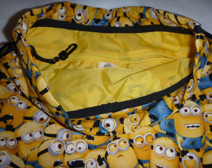 One in a Minion - cross body/shoulder bag or backpack/tote