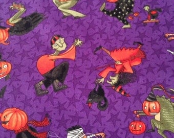 Halloween Fabric by the yard Halloween Dance