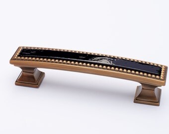 Ähnliche Artikel wie Wasserhahn Griff Schrank Knöpfe bemalt Schublade