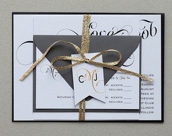 Modern Vintage Wedding Invitation Template,Romantic Calligraphy Invitation Digital Download,Modern Calligraphy Wedding Invitations Printable