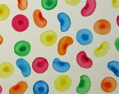 Unicorn Blood Cells 4 - original watercolor painting