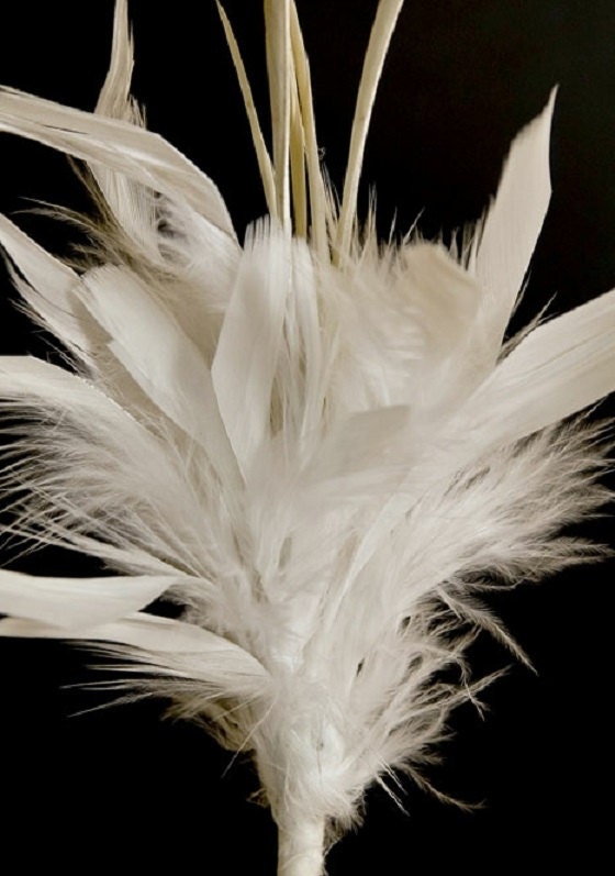 white christmas 4 feather pick spray ornament topper white christmas 4 feather pick spray ornament topper