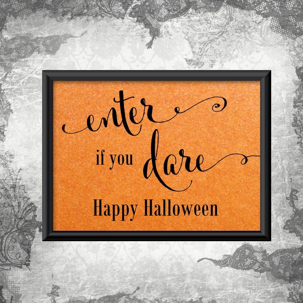 Enter If You Dare Printable