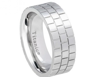 mens basket weave wedding rings