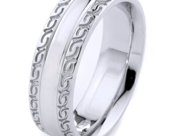 mens basket weave wedding rings