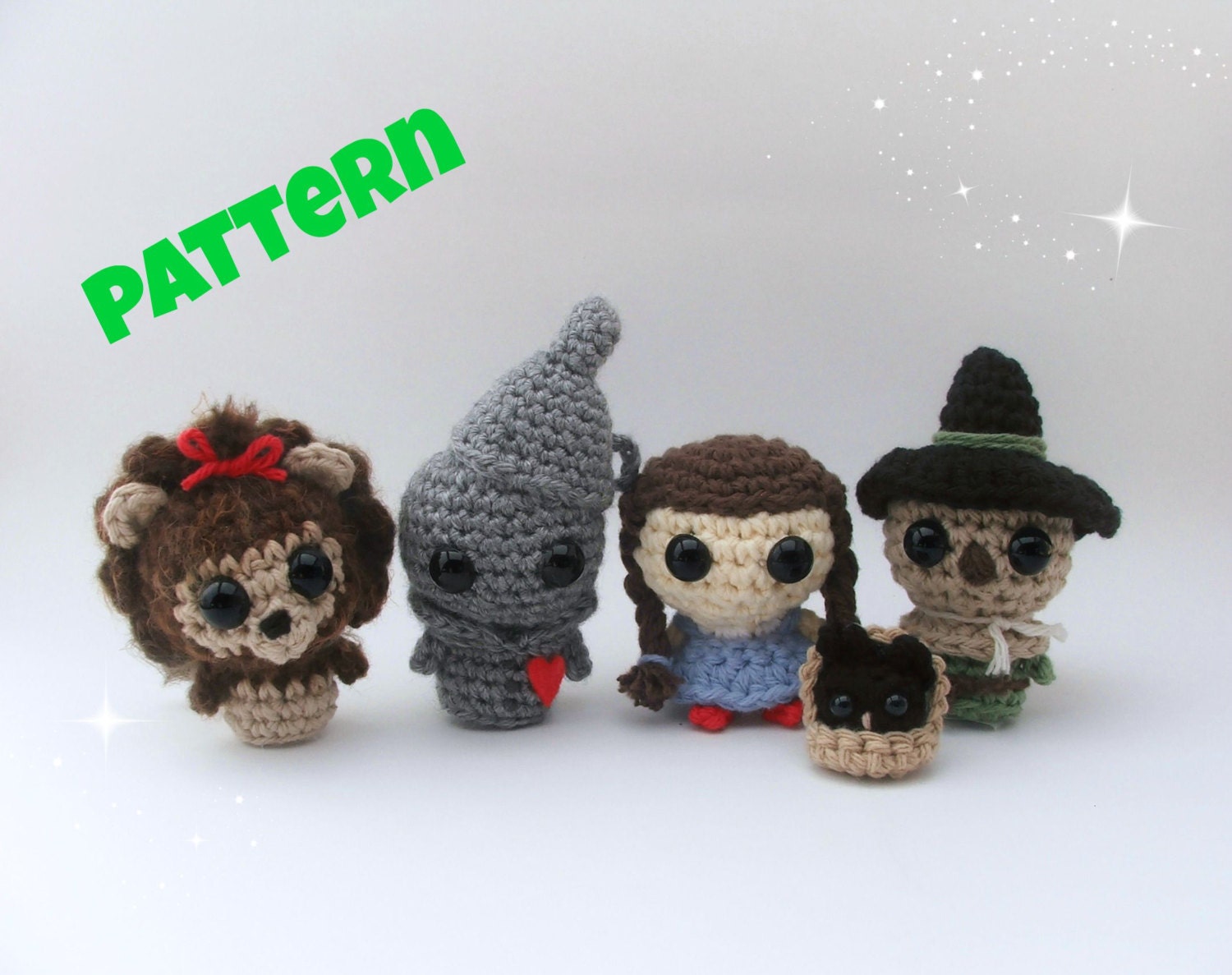 Wizard of Oz Dolls Pattern / Crochet Pattern / Amigurumi