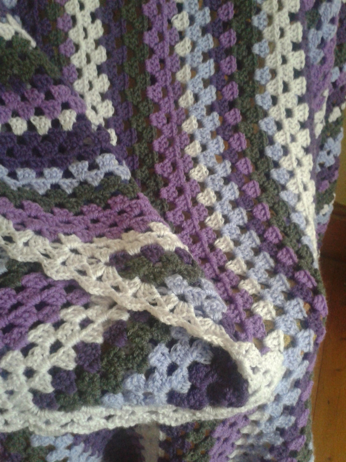 Crochet Afghan/Blanket Corner to corner Granny Blanket Throw.