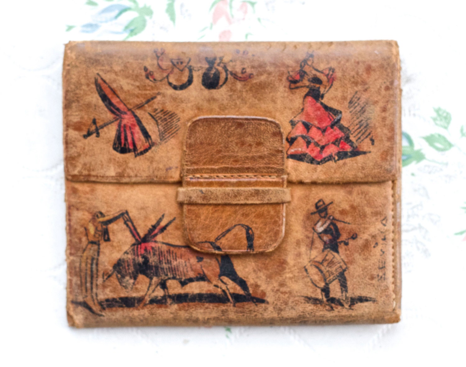 Vintage Leather Wallet – Little Old and Distressed Leather Pouch or ...