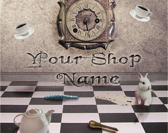 Custom Etsy Shop Banner Set (Premade) - Wonderland