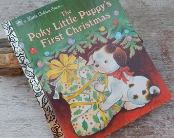 The Poky Little Puppy's First Christmas ~ 1993 Little Golden Book