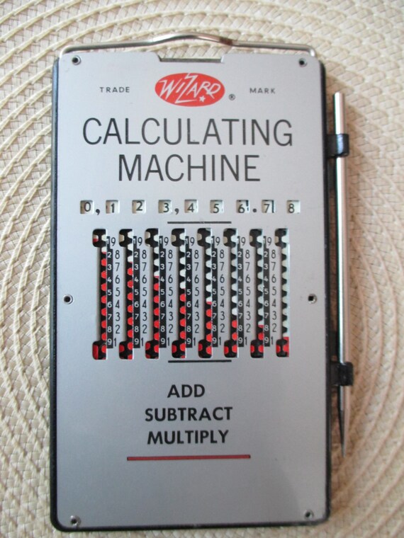 Vintage Wizard Calculating Machine