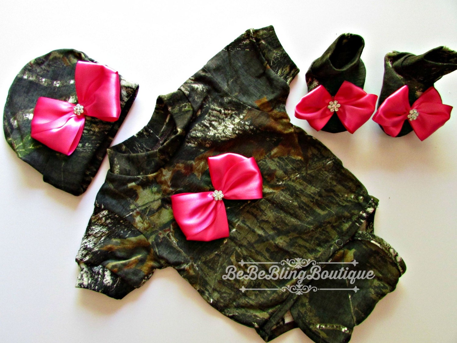 Baby Girl Pink Camo Outfit Newborn Baby Girl Take Home Camo