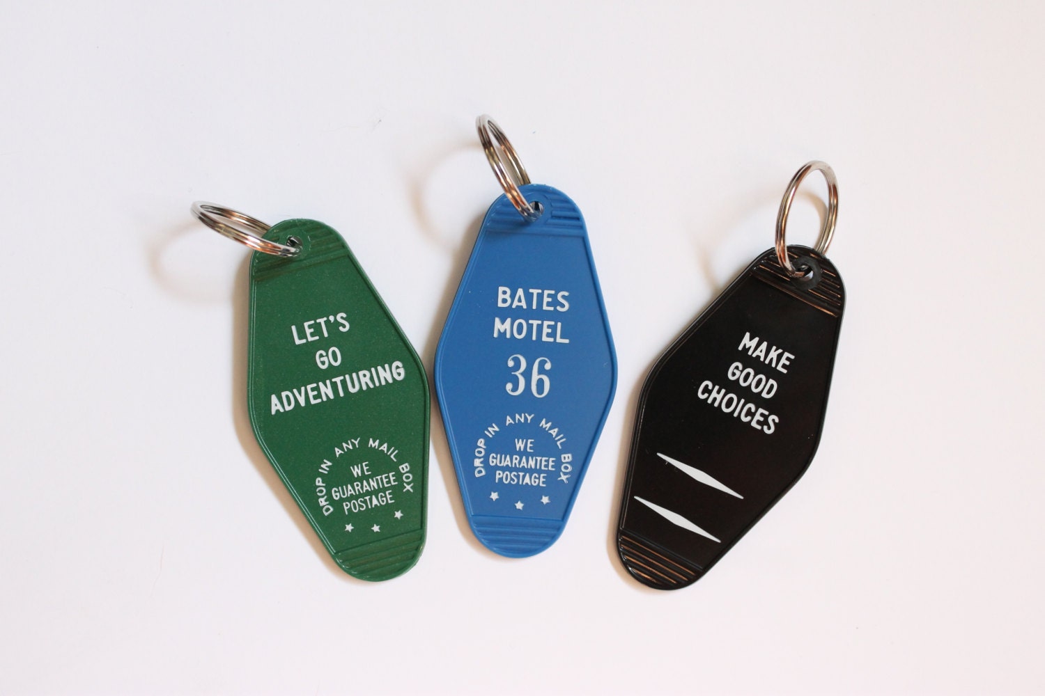 Vintage Old School Hotel Motel Key Tags Key by BigYellowDogDesigns