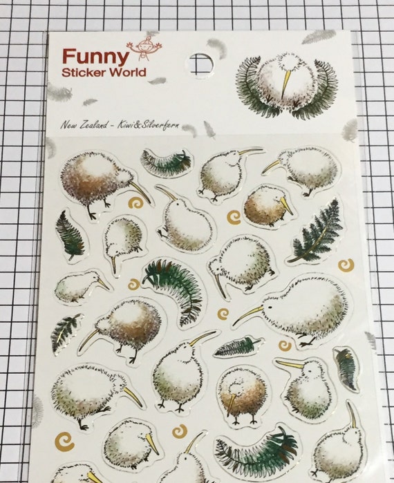 New Zealand theme sticker 1 sheet Travel Theme stickers