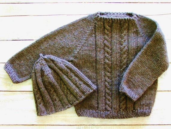 Toddler Boy Clothes Baby Boys Wool Sweater Hat Brown Toddler Boy Clothes Baby Boys Wool Sweater Hat Brown