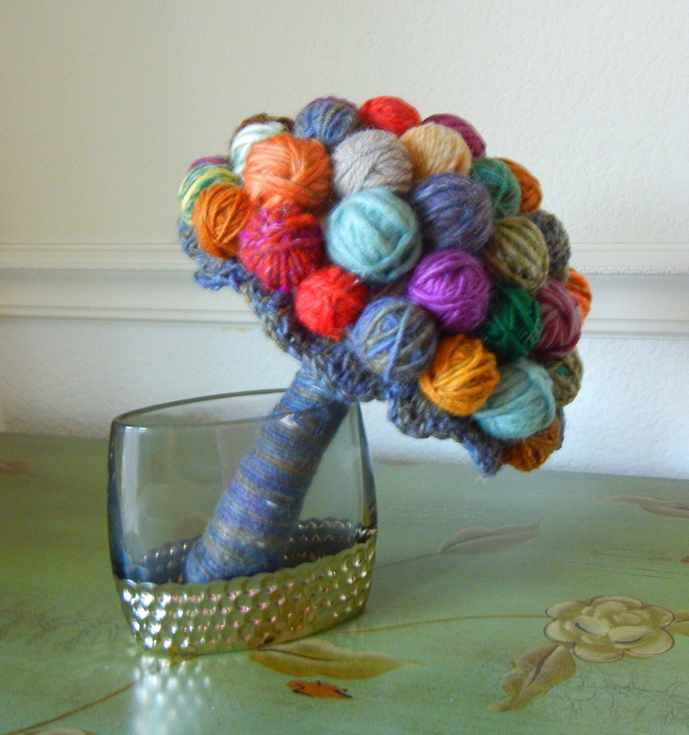 Yarn Ball Bouquet Alternative Wedding Bouquet Yarn Lover