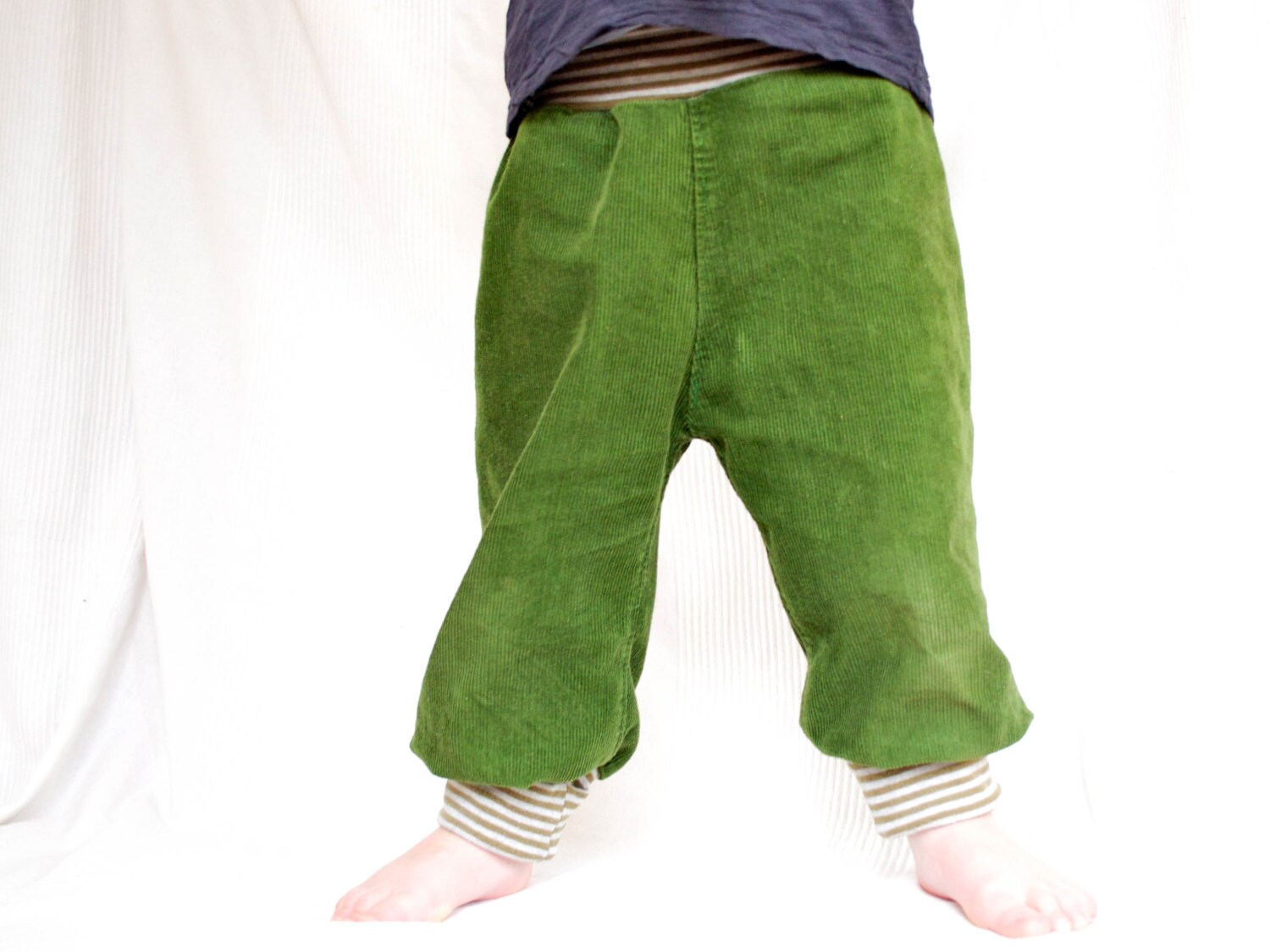 Sale Baggy Pants Boy Green Organic Pants Baggy Pants Boy