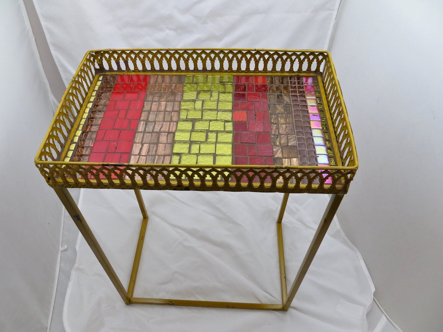 Mosaic side table