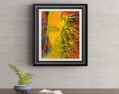 In The Mind and Reality Signed Art Print of Signature Original By Rafi Perez
