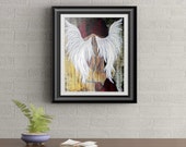 Grunge Angel Signed Art Print of Signature Original By Rafi Perez