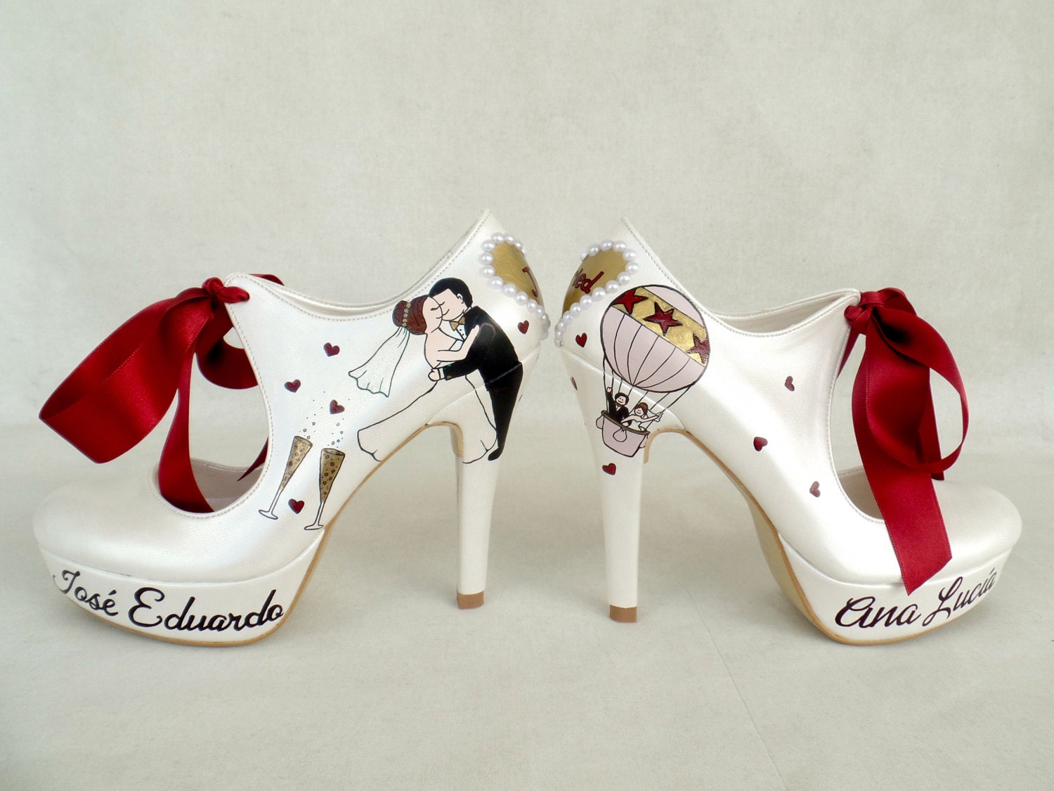 75 Limited Edition Burgundy and gold wedding shoes Combine with Best Outfit