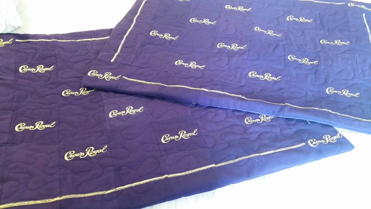 Crown Royal Pillow Shams Set of 2 Made to Order You Choose