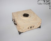 Exclusive Casket, box, boxes, box, wood, for jewelery