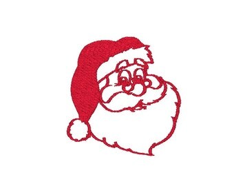 Santa Claus Christmas Machine Embroidery Design, santa embroidery design, christmas embroidery design, santa machine embroidery design