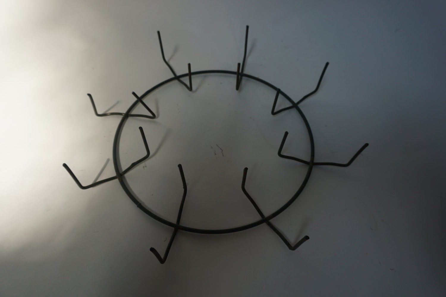 Round Metal WREATH RING Pinch Clamp Wreath Support Wreath