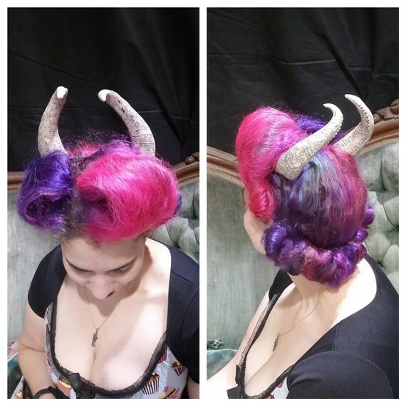 Small cosplay realistic handmade character horns by BociArt