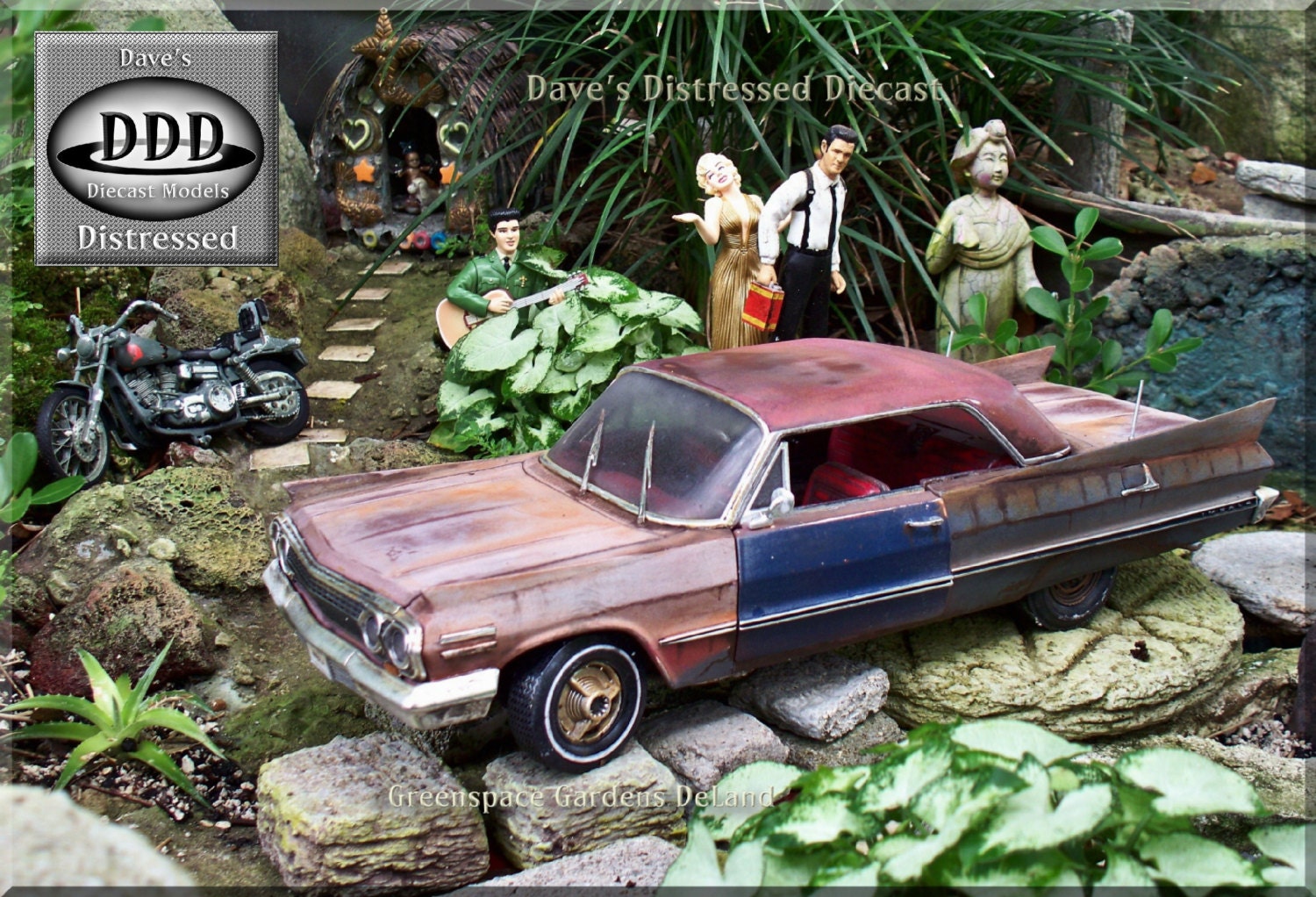 Model Junkyard car for sale 1/18 scale metal by GreenspaceGardens