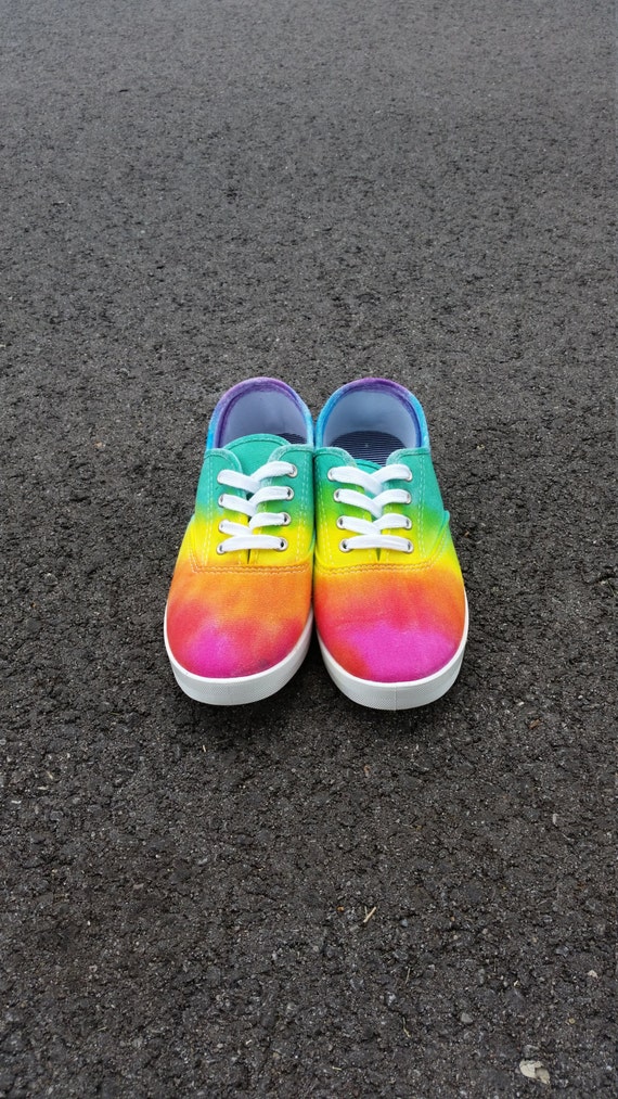 Tye Dyed Vans Knock offs by PaperHatCompany on Etsy