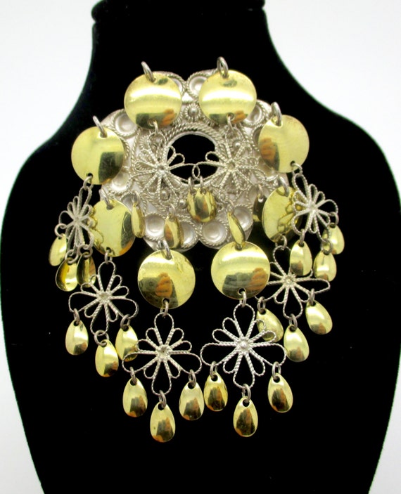 Antique NORWAY SOLJE PIN Brooch SKb 830 Sterling Silver