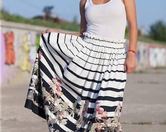 Extravagant Maxi Dress/ Off Shoulder Plus Size Dress/Versatile Dress/Long Skirt/Maxi Skirt