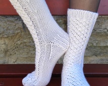 Popular items for white wool socks on Etsy