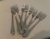 Vintage Seafood Forks Stainless Steel Set of 9 Vintage Seafood Forks Stainless Steel Set of 9