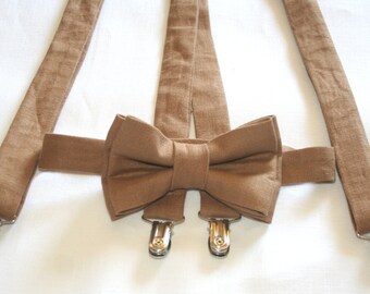 Men -Suspenders & Bow tie