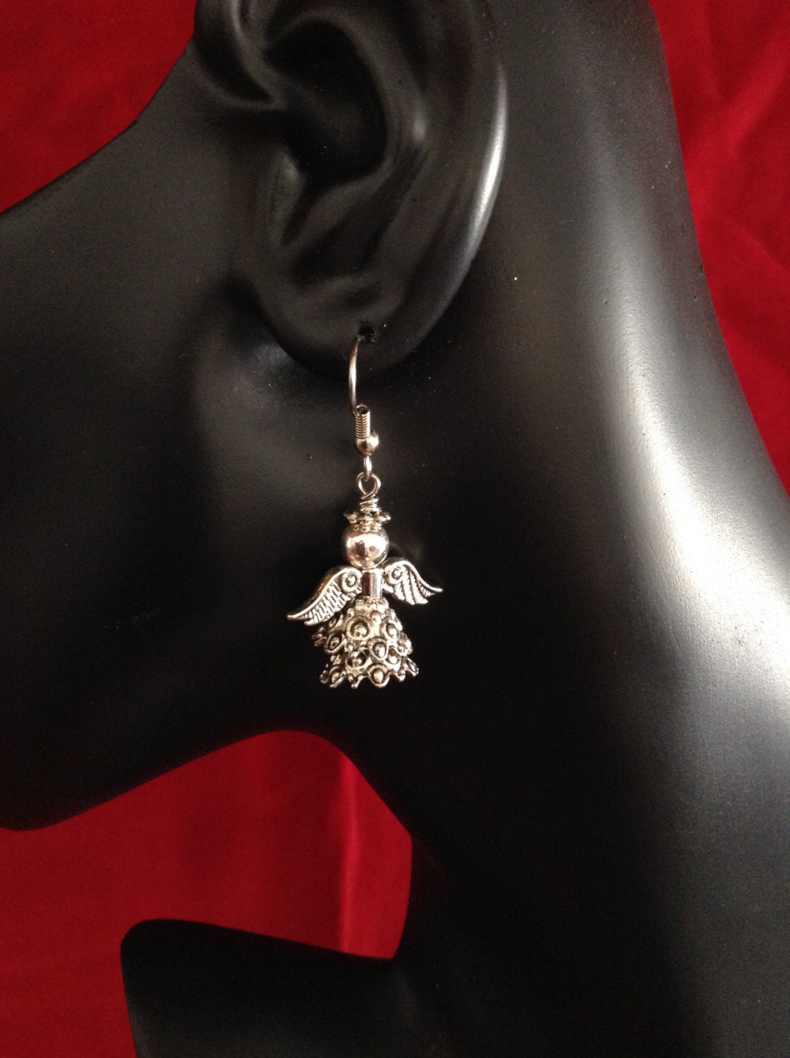 Angel Earrings with a Lacy and delicate style Gift for her