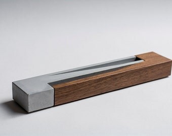 Incense Burner / Walnut & concerete